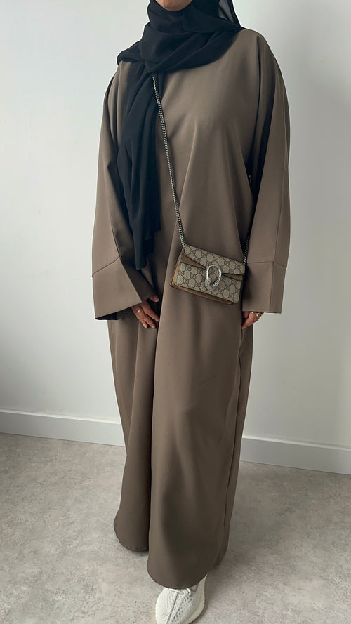 Taupe basics Abayah