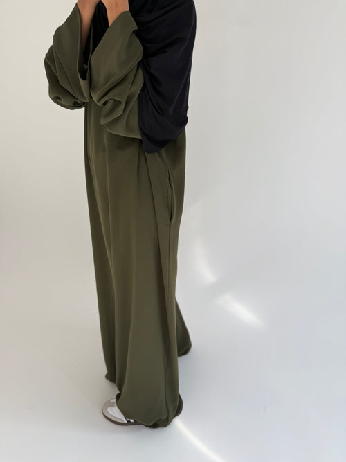Soft Olive Abayah