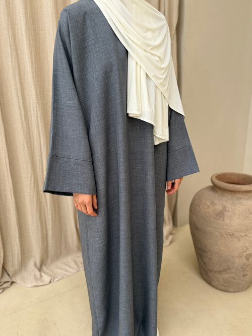 Ramadan Charcoal-Blue abayah