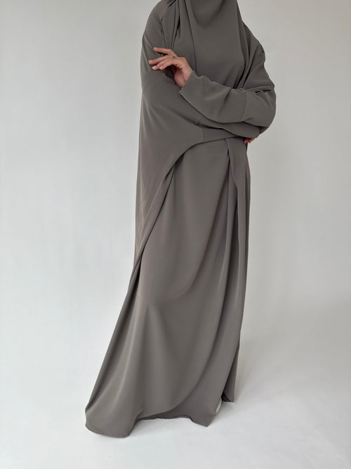 1 piece Jilbaab- Stone