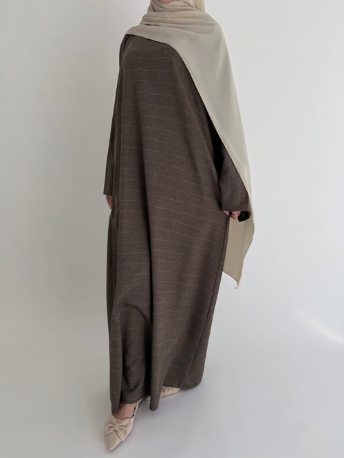 Oak Herringbone abayah