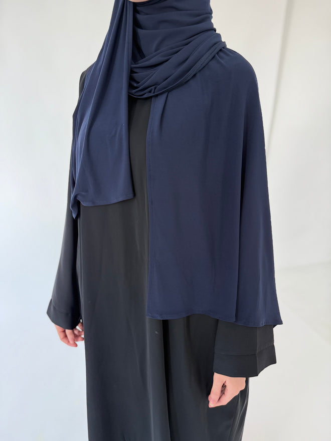 Navy Premium Jersey Hijaab