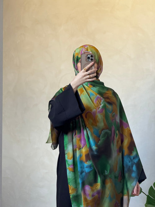 Printed Silk Hijaabs 1