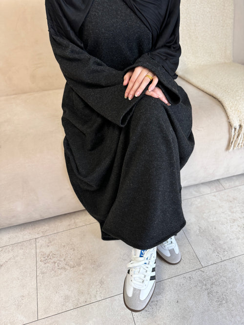 Charcoal Wool dress
