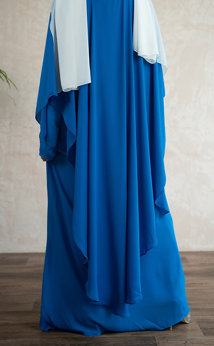 Blue Cape abayah set
