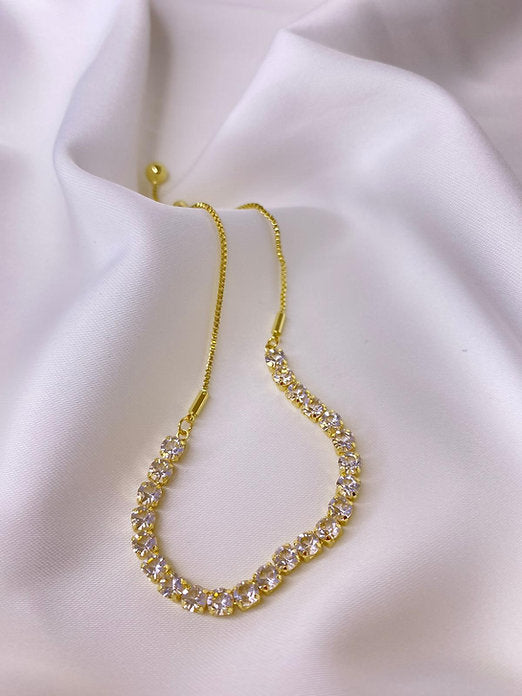 Luxury Gold Rhinestone Bracelet