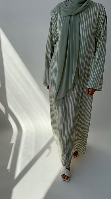 Sage ripple Dress (Large)