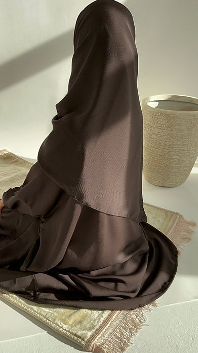 Luxury Chocolate brown prayer garment