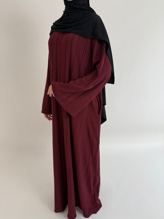 Dark Cherry Winter Dress ZIP