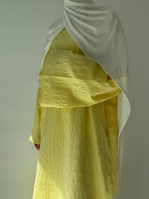 Butter yellow summer dress