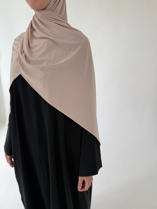 Beige Premium Jersey Hijaab