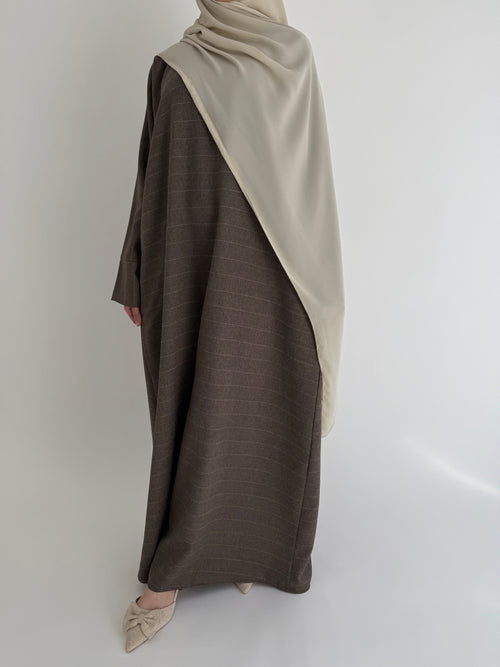 Oak Herringbone abayah