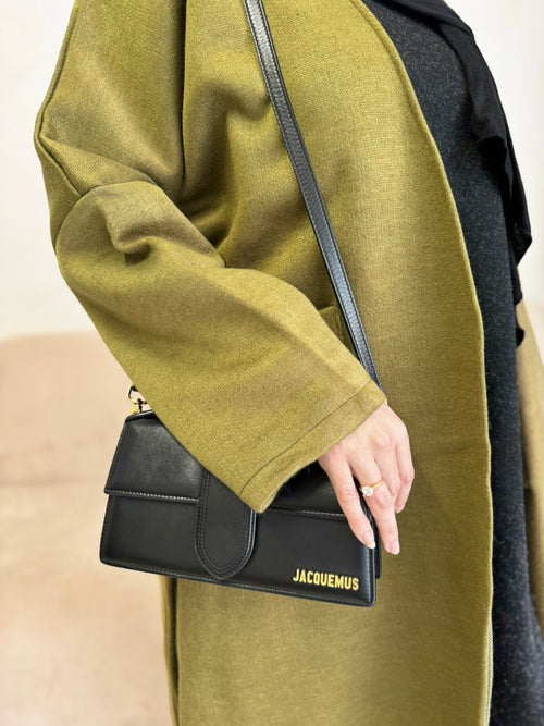 Olive Wool Coat abayah