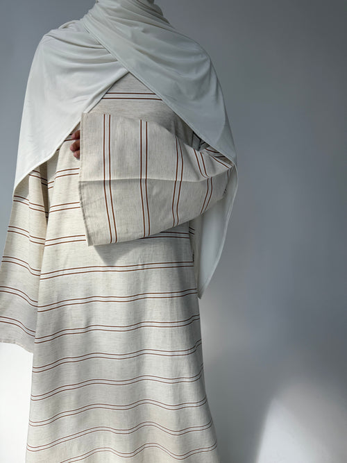Linen stripe Dress