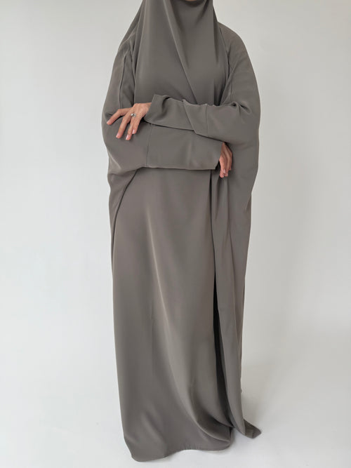1 piece Jilbaab- Stone
