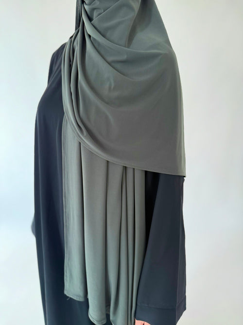 Muted green Premium Jersey Hijaab