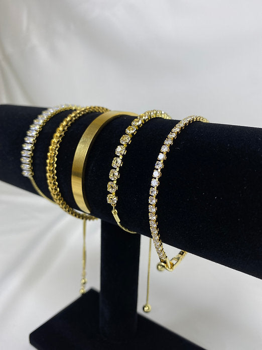 Gold Crystal Bracelet