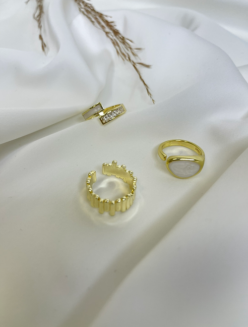 Two Tone Snake Ring