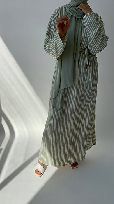 Sage ripple Dress (Large)