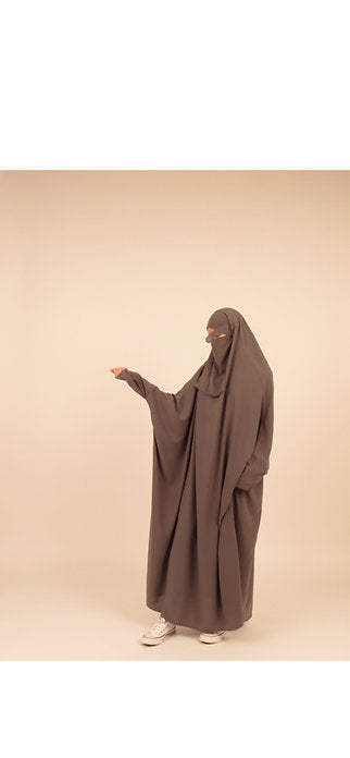 1-piece Jilbaab- Taupe grey