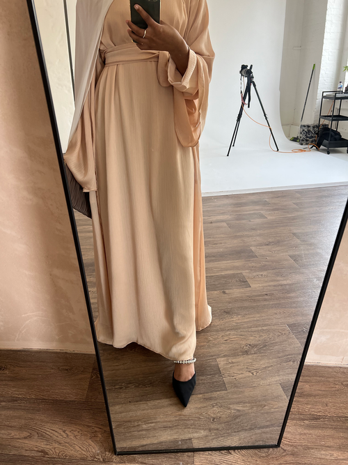 Lina open abayah: sand