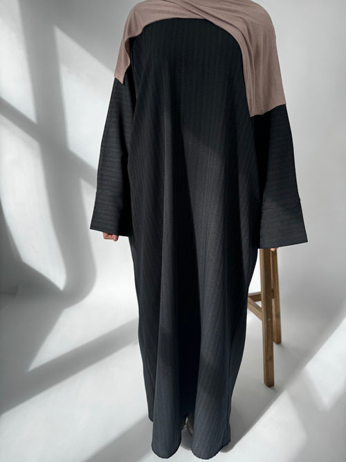 Moss pinstripe 2.0 abayah (Large)