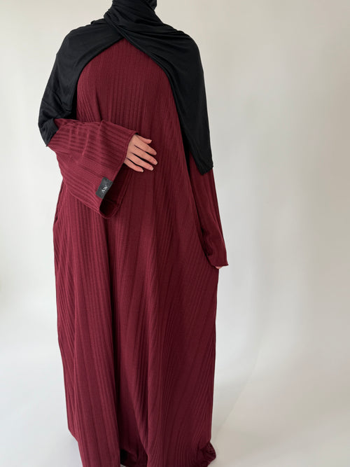Dark Cherry Winter Dress