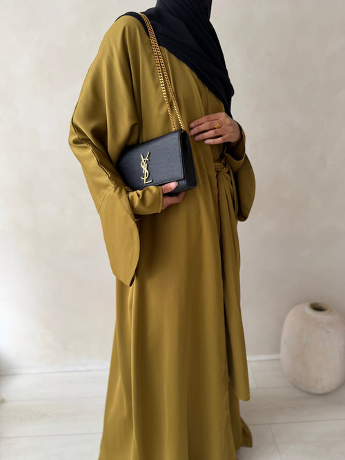 ZAHRA wrap 3-piece set: Olive