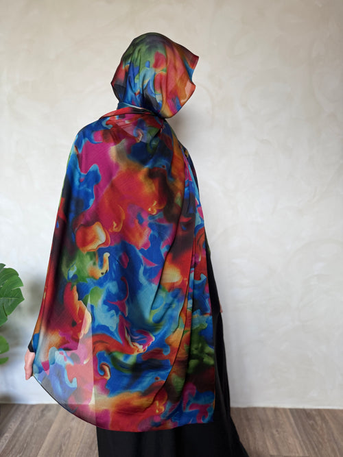 Printed Silk Hijaabs 5