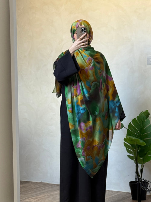 Printed Silk Hijaabs 1