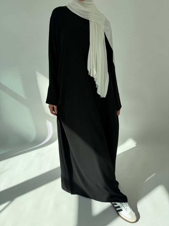 Soft Black abayah