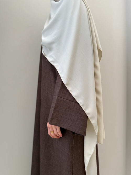 Ramadan Chocolate ZIP abayah