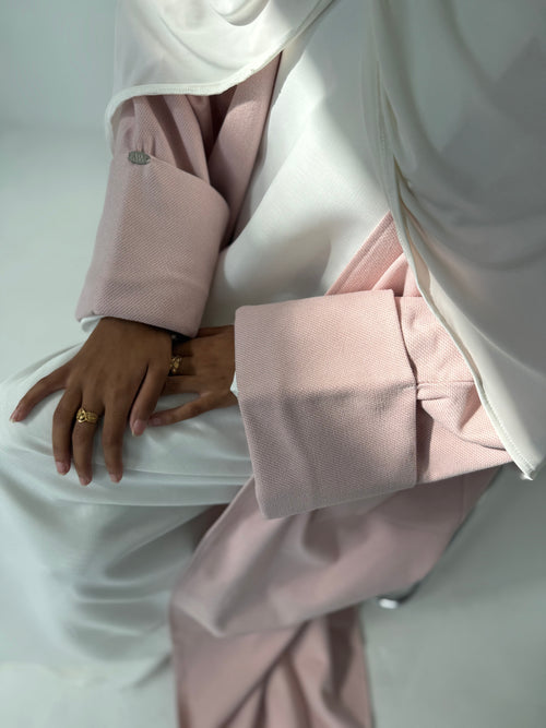 Pink Cloud Coat Abayah