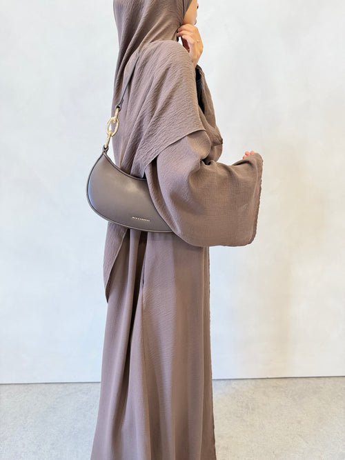 Mocha Bow abayah Set