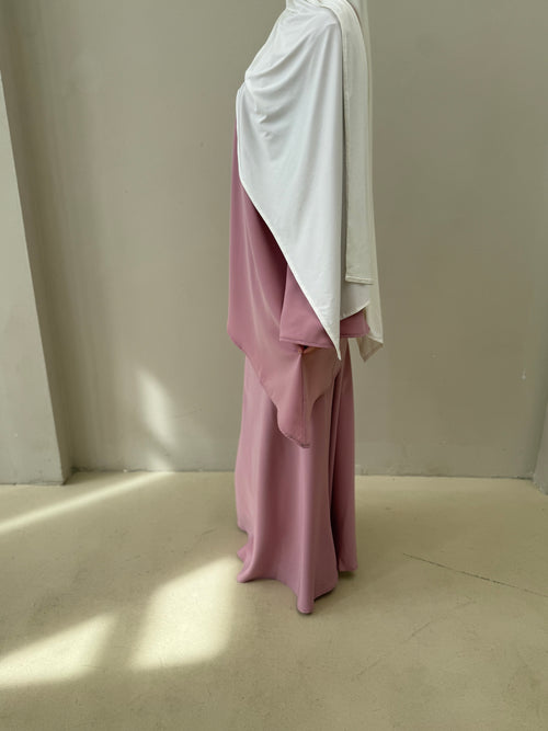 Asymmetrical skirt set: Pink