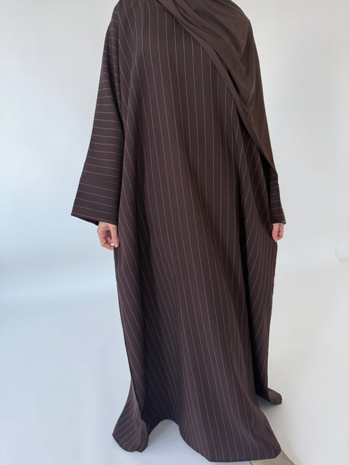 Walnut Stripe abayah