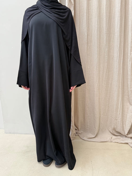 Premium Black Nida abayah