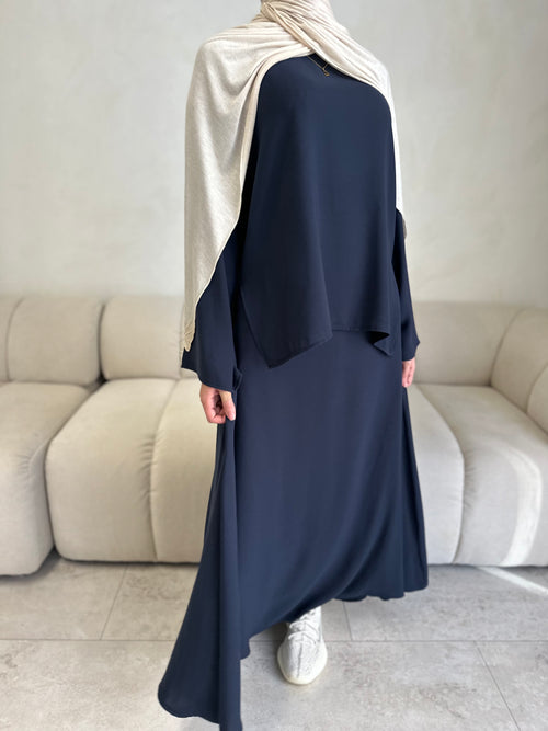 Navy co-ord skirt set