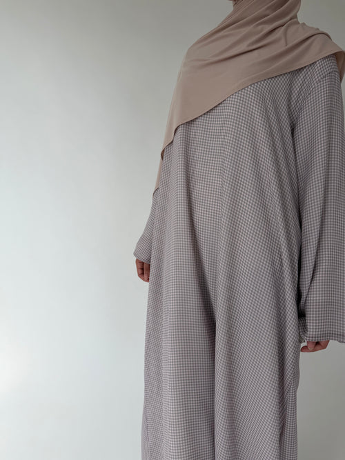 Lavender Checkered Dress