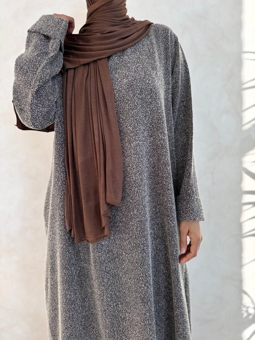 Maya Winter Brown abayah