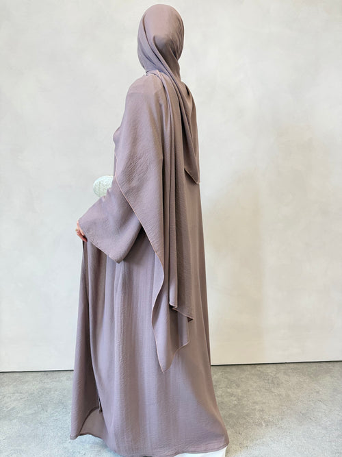 Mauve Bow abayah Set