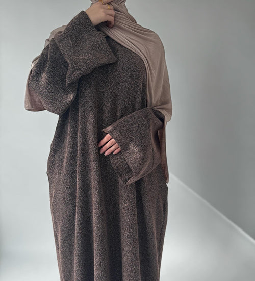 Brown Winter Abayah