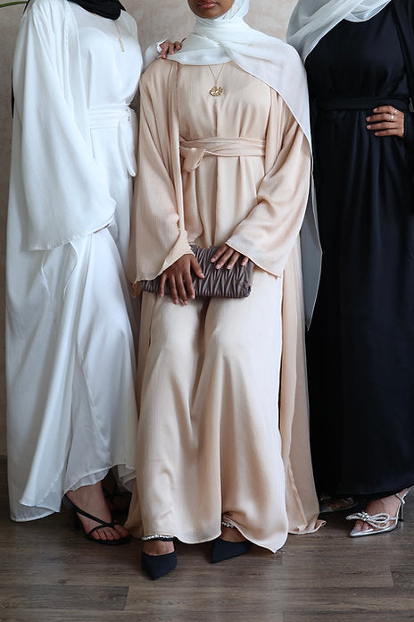 Lina open abayah:black