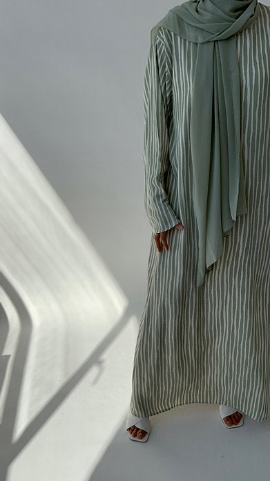 Sage ripple Dress (Large)