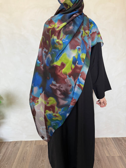 Printed Silk Hijaabs 3