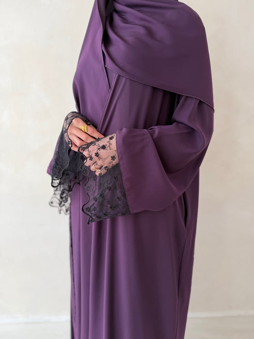 Midnight Purple Lace (3-piece Set)