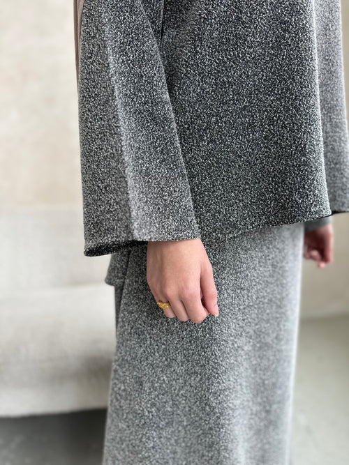 Grey Winter co-ord skirt set