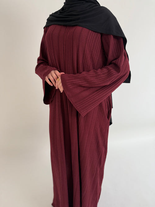 Dark Cherry Winter Dress ZIP