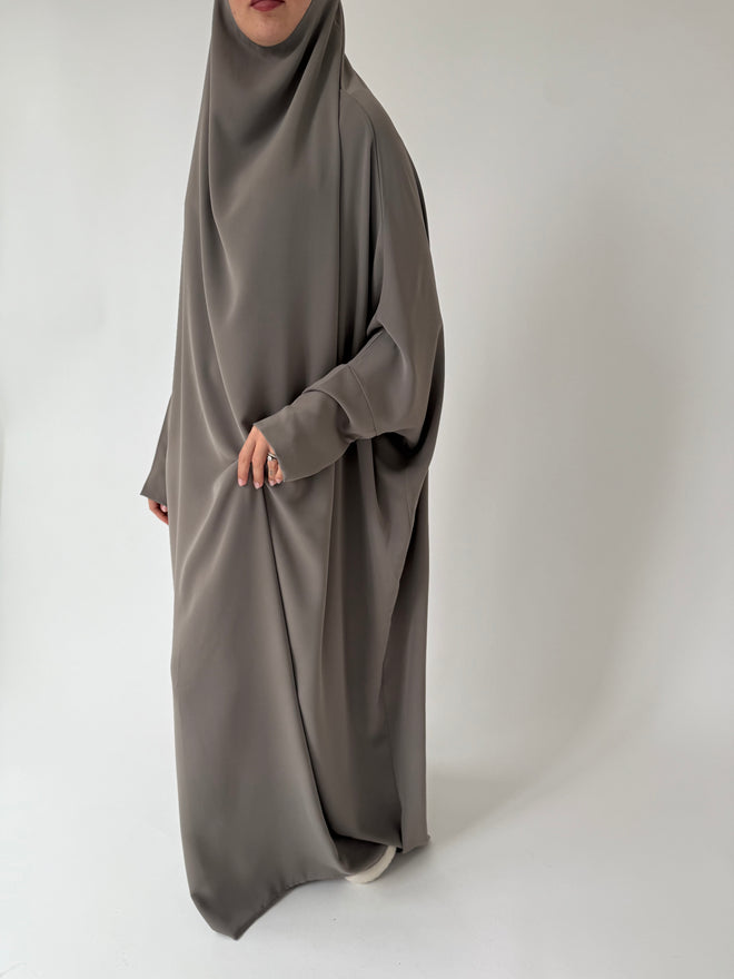 1 piece Jilbaab- Stone