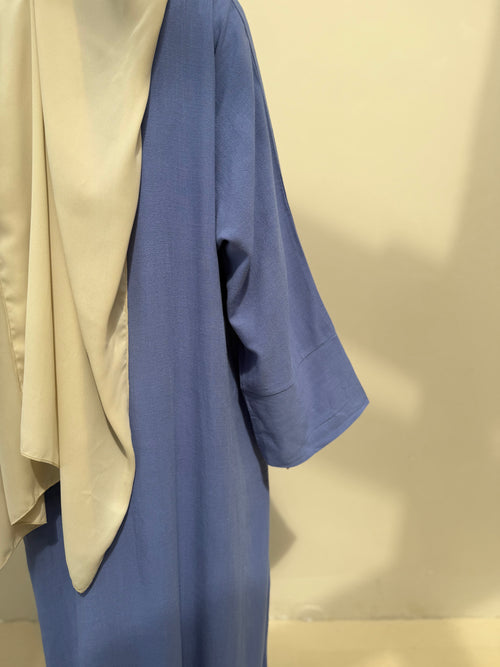 Blue Linen abayah
